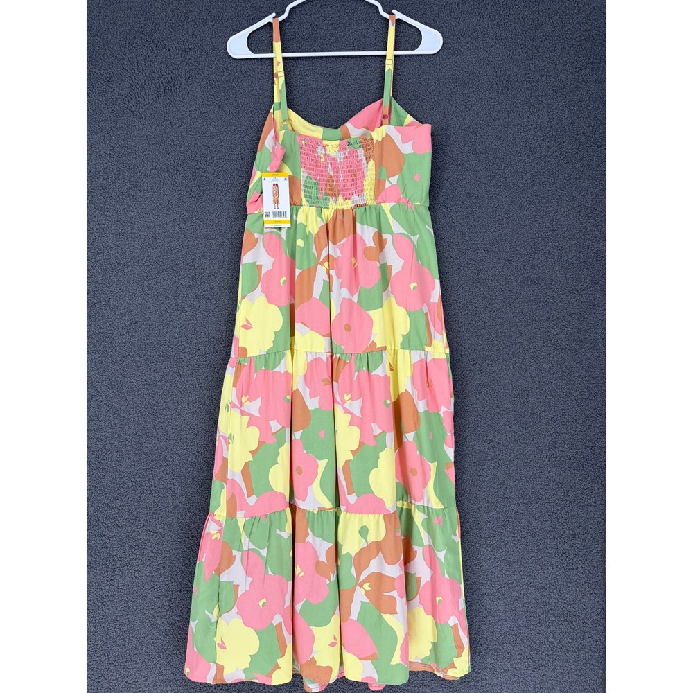 Social Standard by Sanctuary Smocked Back Maxi Dress Floral XD9019GH2 Medium